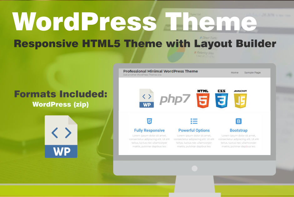 Digital Marketing Responsive WordPress Theme HTML5 CSS3 Template